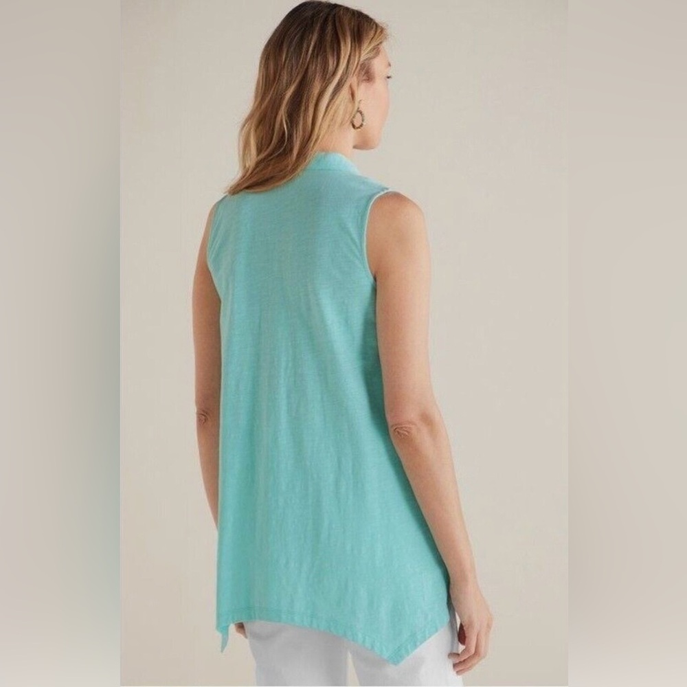 Soft Surroundings Danielle Shark Bite Turquoise T… - image 6